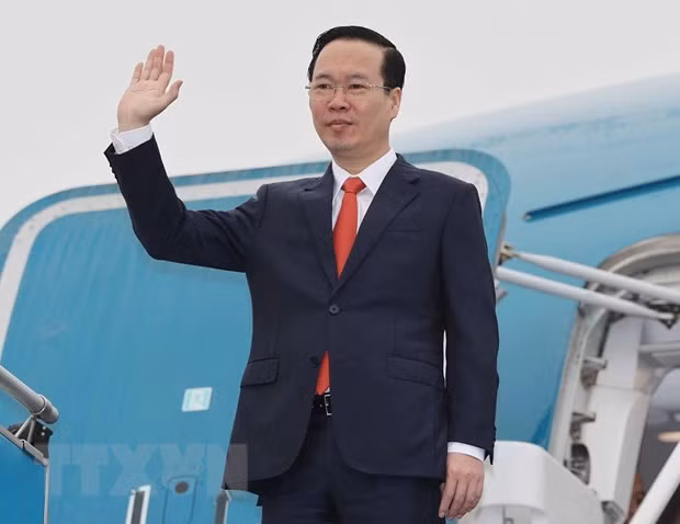 Chu tich nuoc len duong du Dien dan Cap cao 'Vanh dai va Con duong' hinh anh 1