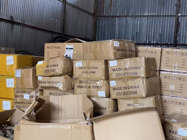 Lô hàng thuốc lá điện tử vừa bị thu giữ. Ảnh:Cục Quản lý thị trường Bắc Ninh