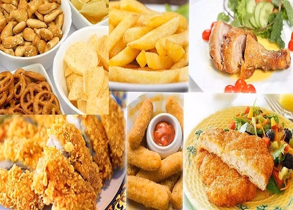 Ăn đồ chiên rán nhiều không tốt cho sức khỏe (Ảnh minh họa)