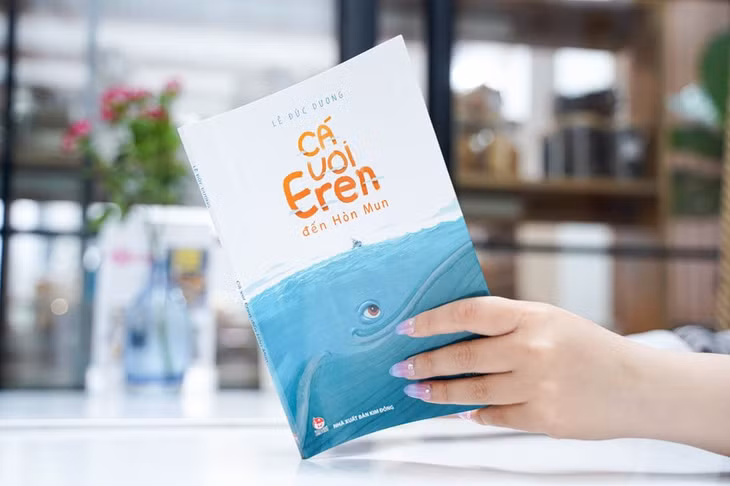 Cá voi Eren đến Hòn Mun lọt vào chung khảo Giải thưởng Sách quốc gia 2022. Ảnh. K.Đ.
