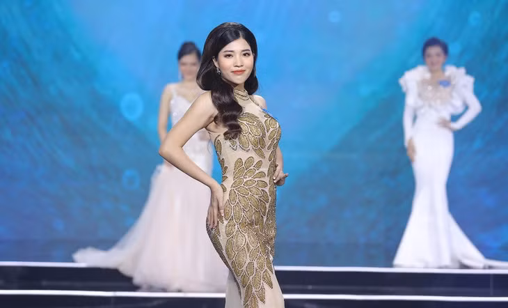 Thí sinh ở chung kết Miss Peace Vietnam 2022. Ảnh: BTC.