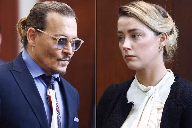 Cuộc chiến pháp lý giữa Amber Heard và Johnny Depp được dựng thành phim. Ảnh: AP.