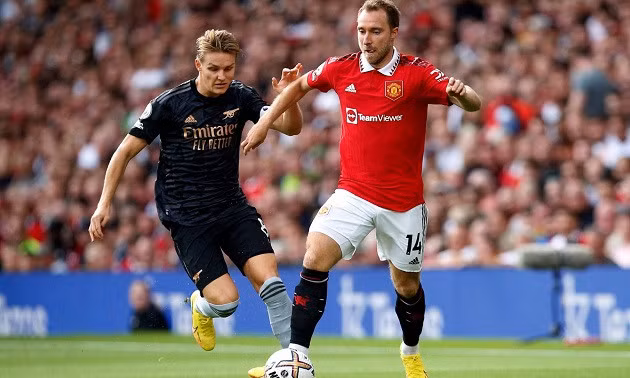 NHM Man Utd vừa mừng vừa lo khi thấy Eriksen chơi tốt.