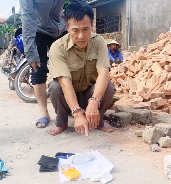 Đối tượng Dũng và tang vật