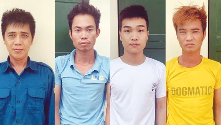 Các đối tượng trong vụ án.