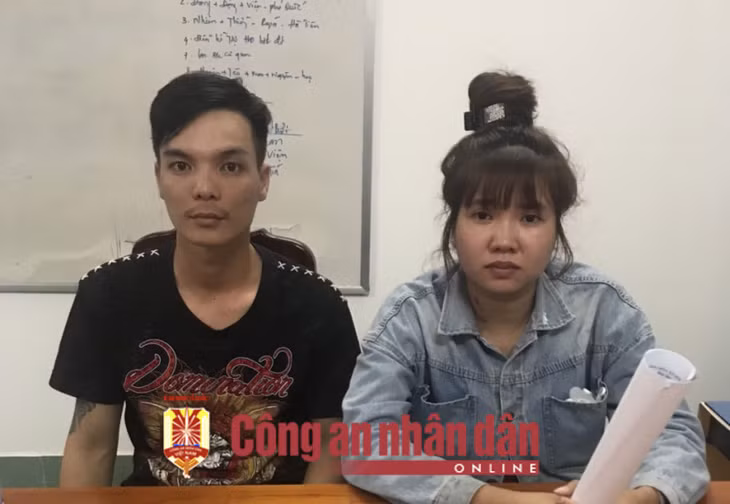 2 đối tượng Cao Văn Hoài và Võ Ngọc Trăm.