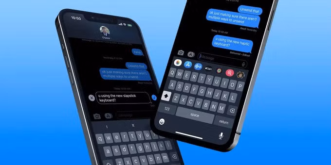 Trên iOS 16, người dùng đã có thể hủy bỏ hoặc chỉnh sửa tin nhắn iMessage (Ảnh: 9to5mac).