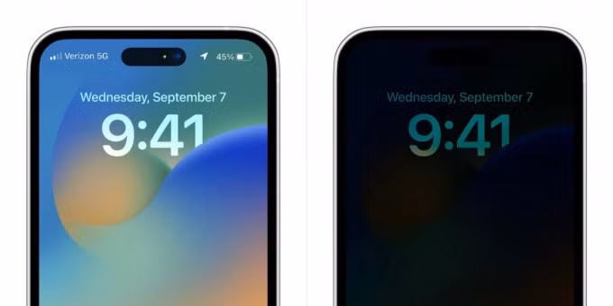 Khoảng trống giữa camera và cảm biến FaceID hiển thị chấm xanh, đỏ chỉ báo quyền riêng tư. Ảnh: Gsmarena