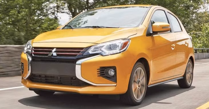 Mitsubishi Mirage 2023 không thay đổi thiết kế