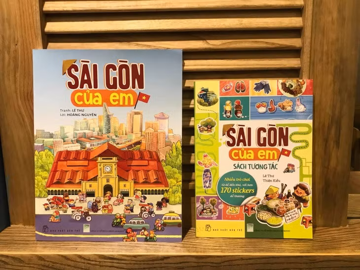Sài Gòn của em là bộ sách thú vị và đẹp mắt. Ảnh: B.S.