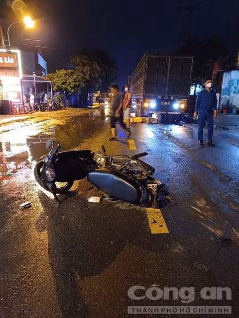 Hiện trường tai nạn.
