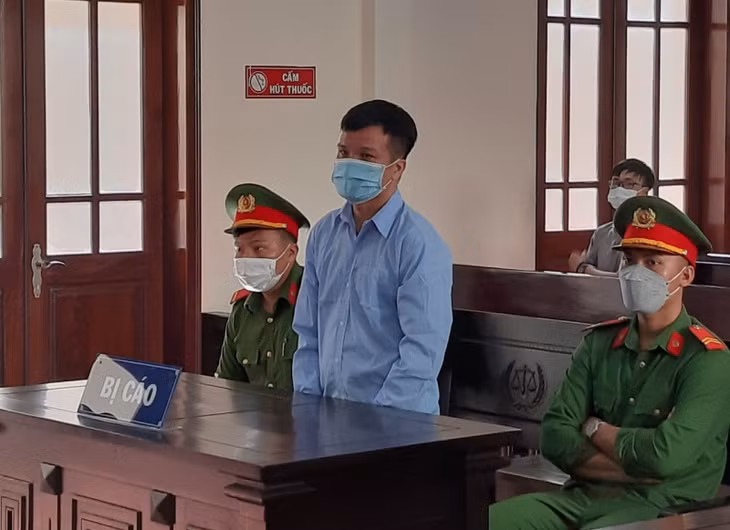 Bị cáo tại phiên tòa.