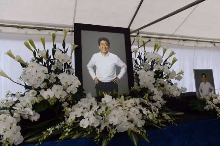Cố Thủ tướng Nhật Bản Abe Shinzo. (Ảnh: Bloomberg)