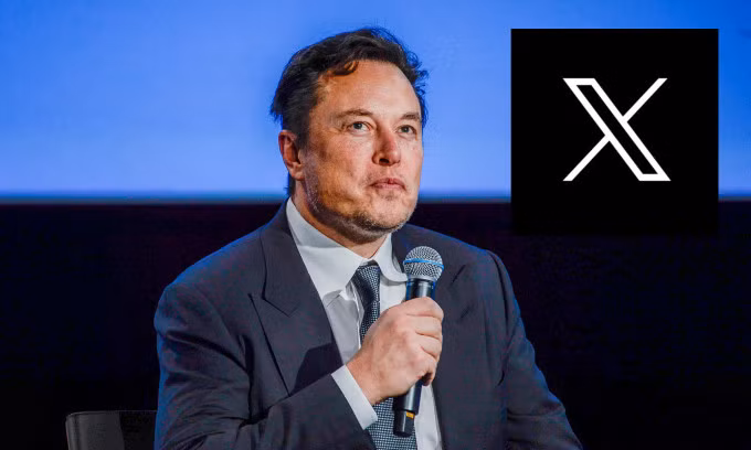 Elon Musk và avatar mới chứa chữ X. Ảnh: Reuters/Elon Musk