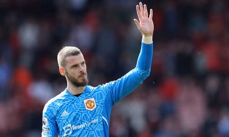 De Gea lặng lẽ chia tay MU sau hơn 10 năm cống hiến. Ảnh: Reuters.