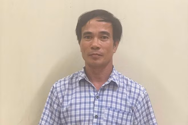 Tạm giữ hình sự đối tượng Lê Văn Hòa. Ảnh: Công an Diễn Châu