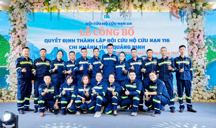 Đội Cứu hộ cứu nạn 116 Quảng Ninh được thành lập nhằm giúp người dân trong sự cố, thiên tai, thảm họa, tai nạn.
