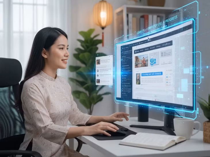 Mô hình AI Gemini 2.5 Computer Use thao tác trình duyệt trực tiếp