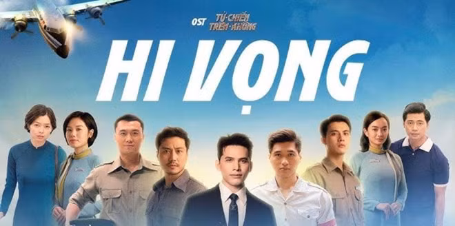 Ca khúc “Hi vọng” trong phim Tử chiến trên không. Ảnh: Đoàn phim cung cấp