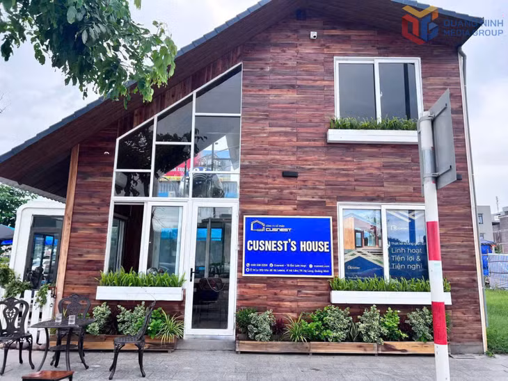 Nhà ở lắp ghép của Công ty CP Cusnet.