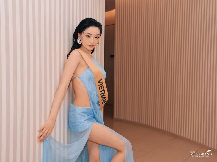 Yến Nhi tích cực tham gia các hoạt động trong khuôn khổ Miss Grand International 2025 - Ảnh: Miss Grand International
