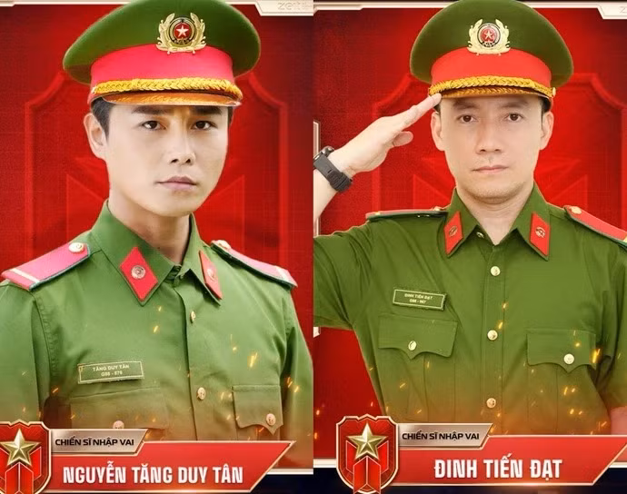 Tăng Duy Tân và Tiến Đạt trong Chiến sĩ quả cảm - Ảnh: BTC