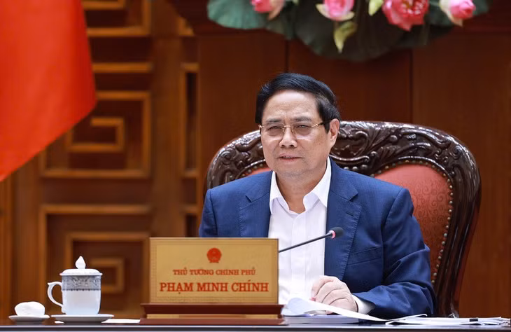 Thủ tướng Phạm Minh Chính yêu cầu các bộ, ngành, địa phương tiếp tục rà soát, làm rõ cơ sở chính trị của việc sắp xếp đơn vị sự nghiệp công lập tại các Nghị quyết liên quan - Ảnh: VGP/Nhật Bắc