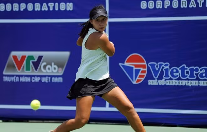 Tay vợt Trần Thụy Thanh Trúc sẽ thi đấu môn quần vợt tại SEA Games 33. Ảnh: Liên đoàn quần vợt Việt Nam VTF