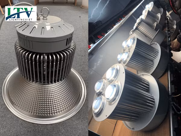 Đèn LED nhà xưởng hình trụ LTV giải pháp tiết kiệm điện, ánh sáng mạnh mẽ