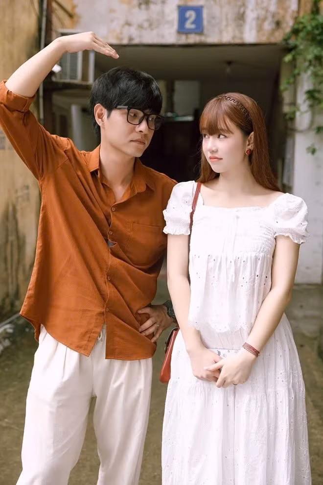 Quỳnh Kool và Tô Dũng ở Gió ngang khoảng trời xanh. Ảnh: Nhà sản xuất