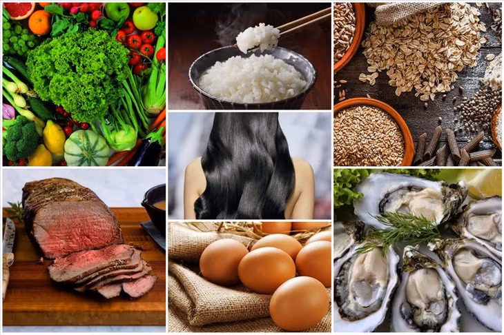 Từ các thực phẩm có lợi giúp mái tóc chắc khỏe có thể chế biến thành nhiều món ngon miệng...