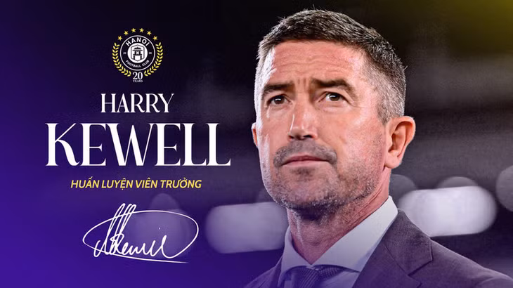 Hà Nội FC bổ nhiệm huấn luyện viên Harry Kewell. (Ảnh: Hà Nội FC)