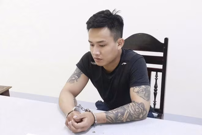 Đối tượng Trần Tuấn Anh tại Cơ quan Công an. Ảnh: Ngọc Anh