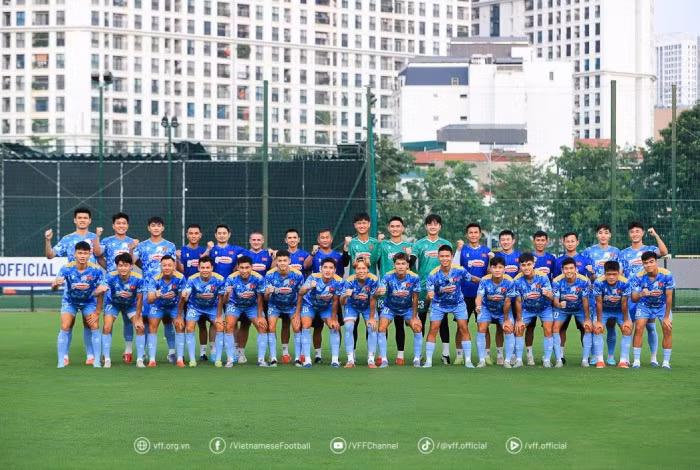 U23 Việt Nam tập huấn tại UAE và có 2 trận giao hữu với U23 Qatar. Ảnh: VFF