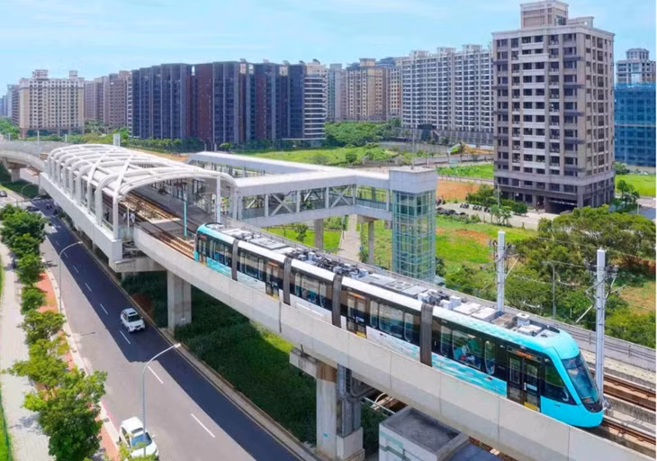 Đà Nẵng ưu tiên làm tuyến đường sắt đô thị nối từ sân bay với Hội An - Ảnh: Đồ họa Sở Xây dựng cung cấp