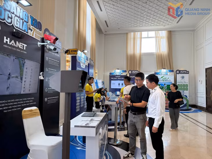 Các doanh nghiệp của Quảng Ninh tham gia triển lãm tại Diễn đàn Đổi mới sáng tạo quốc gia lần thứ 7 tổ chức tại tỉnh.