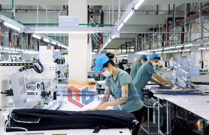 Sản xuất sản phẩm dệt may tại KCN Hải Hà (10-2025). Ảnh: Mạnh Trường