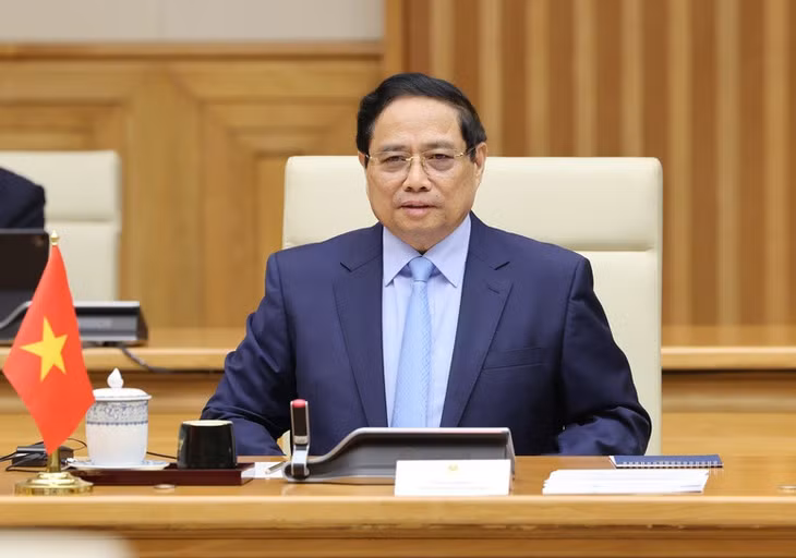 Thủ tướng cho rằng hai nước có những thế mạnh có thể bổ sung cho nhau cùng phát triển và dư địa, tiềm năng thúc đẩy hợp tác giữa hai nước còn rất lớn - Ảnh: VGP/Nhật Bắc