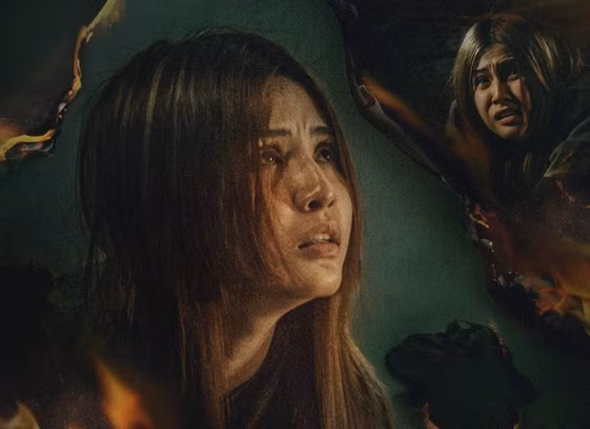Thiên An trong phim "Cải mả”. Ảnh: Đoàn phim.