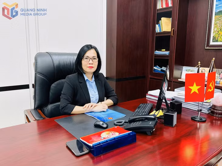 Bà Nguyễn Hải Vân, Giám đốc Trung tâm Phục vụ hành chính công tỉnh Quảng Ninh.
