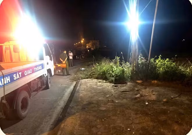 Hiện trường vụ tai nạn. Ảnh: Ban An toàn giao thông TP Hải Phòng