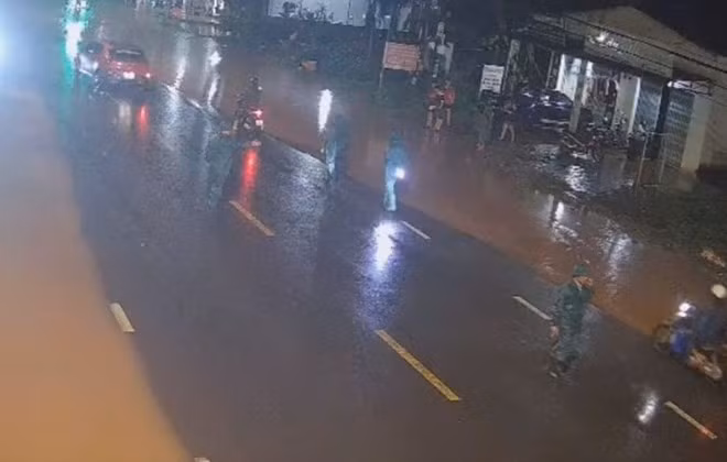 Hiện trường vụ tai nạn khiến ông Lê Phước Toàn tử vong. Ảnh: Người dân cung cấp