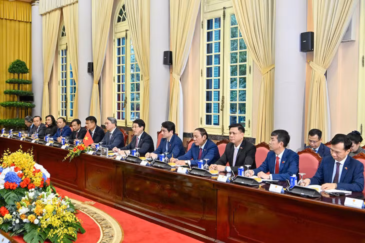 Đoàn đại biểu cấp cao Việt Nam tại hội đàm