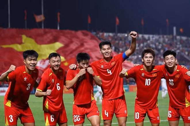 U22 Việt Nam dự giải CFA Team China Panda Cup 2025 trước thêm SEA Games 33. Ảnh: VFF