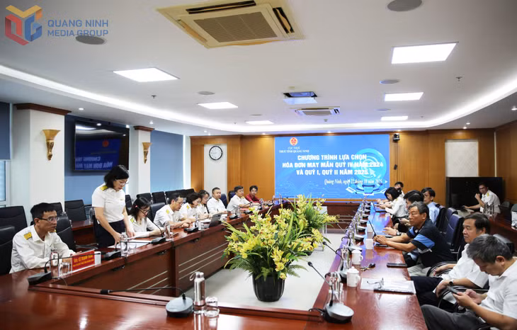 Thuế Quảng Ninh quay thưởng lựa chọn “Hóa đơn may mắn” quý IV/2022 và quý I,II/2025.