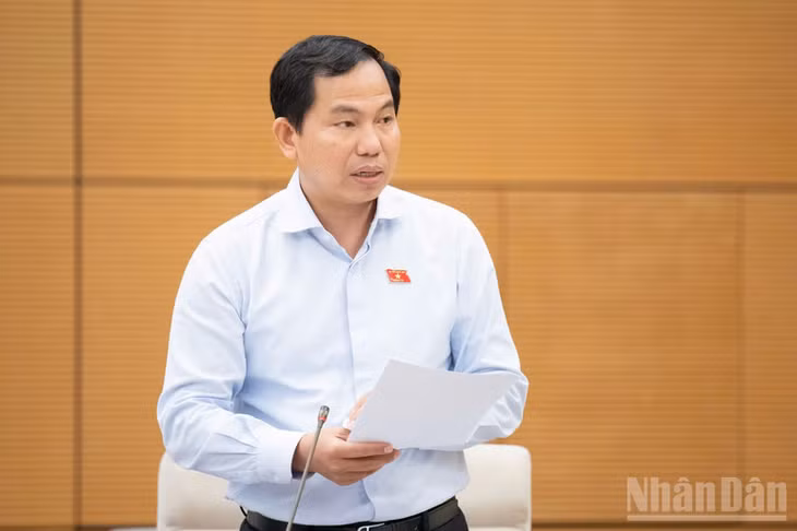 Phó Chủ nhiệm Thường trực Văn phòng Quốc hội Lê Quang Mạnh. (Ảnh: DUY LINH)