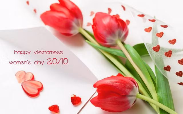 Chúc mừng ngày Phụ nữ Việt Nam 20/10.
