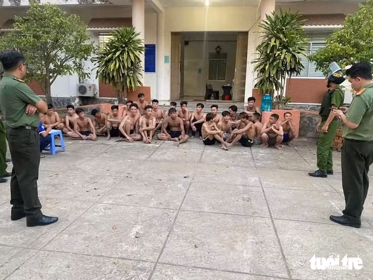 Công an tỉnh An Giang đã bắt được 314 người trốn khỏi Cơ sở cai nghiện ma túy số 2 sau gần 4 ngày truy bắt - Ảnh: MINH KHANG