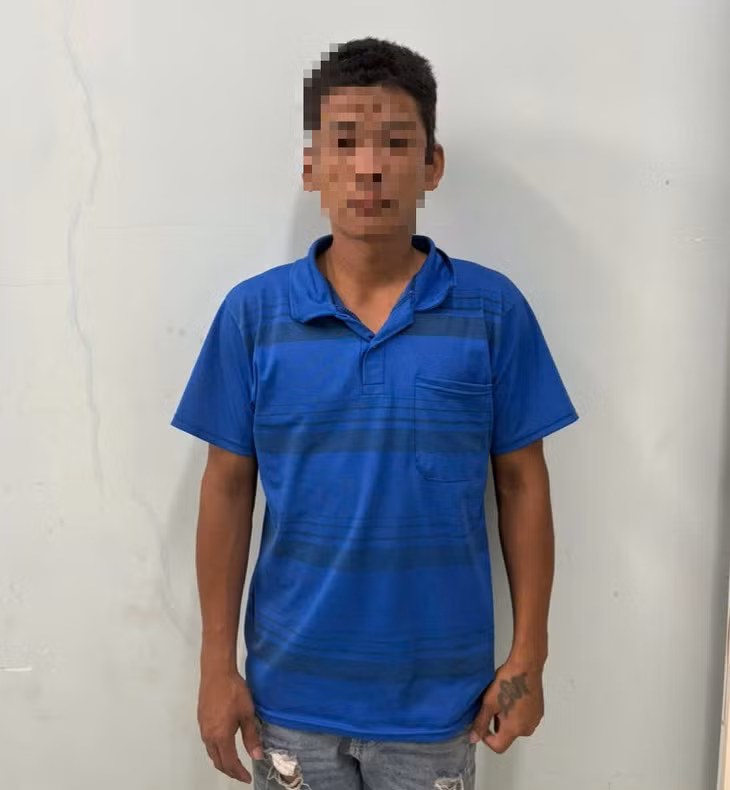 Ông Nguyễn Văn Hoàng (32 tuổi, quê TP Đà Nẵng) bị khởi tố để điều tra hành vi hành hạ người khác - Ảnh: M.T.