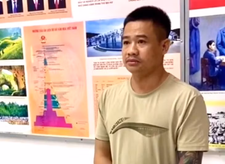 Đăng bị khởi tố sau nhiều lần bị phạt hành chính vì xuất nhập cảnh trái phép - Ảnh: Công an tỉnh Tây Ninh cung cấp